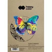 Szkicownik na spirali 135x205mm 80K HAPPY COLOR