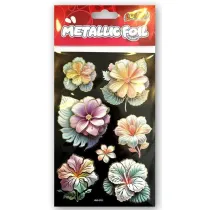 Naklejki foliowe Metalic Double Flowers PENMATE