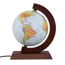 Zachem Globus polityczny drewniana opr. pod�wiet. 25cm CZ
