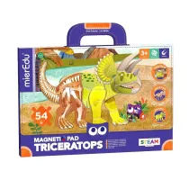 Puzzle Magnetyczna podkadka - Triceratops mierEdu
