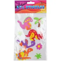 Fresh Zestaw naklejek Eva Dinozaury 8 szt