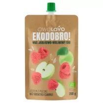 Owolovo Mus jabkowo-malinowy Ekodobro 200 g Bio