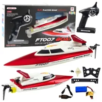 Motor�wka Vitality FT007 RC 1:16 bia�o czerwona LeanToys