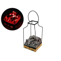 Adar Lampion kominek LED z imitacj� ognia