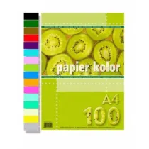 Kreska Papier kolor A4 80g/m2 ciemno-zielony op. 100 ark.