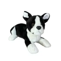 Pies boston terrier le��cy 28cm Dubi