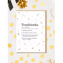 Nadwyraz.com Karnet Urodziny - trzydziestka