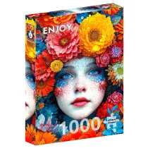 Puzzle 1000 Kwiatowy makija� Enjoy