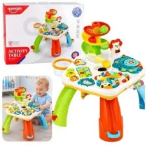 LeanToys Stolik edykacyjny pianinko zje�d�alnia dla pi�ek