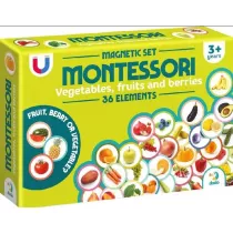 Zestaw magnetyczny Montessori Warzywa i owoce Dodo