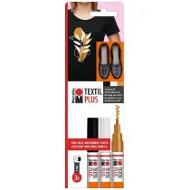 Marabu Markery do ciemnych tkanin 3 kolory