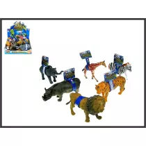 Zwierz�ta dzikie 25cm 6 rodzaj�w