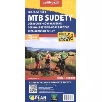 Mapa Strefy MTB Sudety - trasy rowerowe -2023