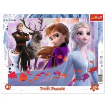 Puzzle ramkowe 25 el. Przygody w Krainie Lodu Trefl