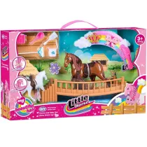 Zestaw koni z akcesoriami