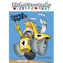 Szalone pojazdy. Kolorowanki-wierszowanki