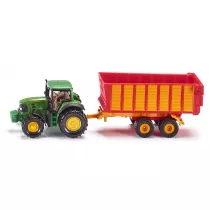 Siku 16 -TraktorJohnDeere z przyczep Silage S1650