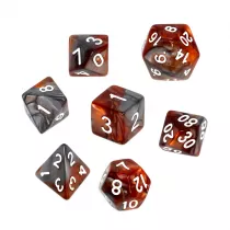 Komplet koci RPG 2-kolorowych. Brzowo-szare Rebel