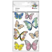 Titanum Dekoracje papierowe 3D kwiaty mix 12 szt.