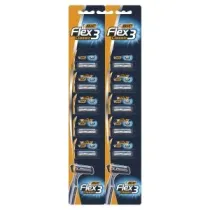 Bic Maszynka do golenia jednoczciowa Flex 03 na tamie 10 szt.