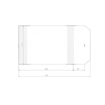 Sztapel Okadka regulowana 275x470mm (50szt) 27.5 x 47 cm 1 szt.