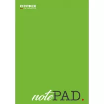 Pbs Connect Blok biurowy OFFICE PRODUCTS, A5, w kratk, 50 kart., 60gsm, zielony p10 cena za 1 szt