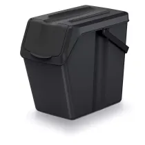 Prosperplast Keden kosz na mieci sortibox - czarny recykling 25 l