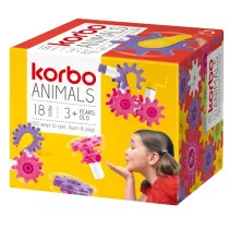 Korbo Klocki 18 el. Animals