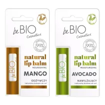 beBIO Ewa Chodakowska Zestaw naturalnych balsamw do ust: Awokado + Mango 2 x 5 g