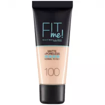 Maybelline Fit Me Matte & Poreless Foundation matujcy podkad do twarzy 100 Warm Ivory 30 ml