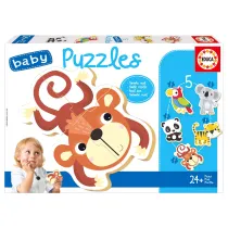 Puzzle 3-5 el. Dzikie zwierzta 2 Educa