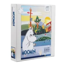 Puzzle 1000 Artystyczne Muminki Na Mocie Barbo Toys