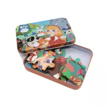 Puzzle 22 el. w metalowym pude�ku Adar