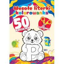 Wesoe literki. Kolorowanka