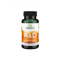 Swanson Witamina A i D3 - suplement diety 250 kaps.