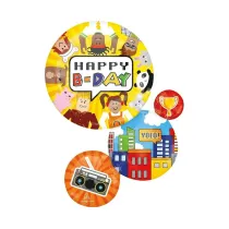 Anagram Balon foliowy H-BDAY XL 71x55cm