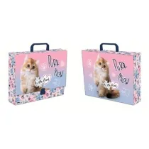 St. Majewski Teczka z r�czk� A4 XL My Little Friend Cat Pastel