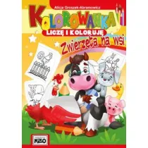 Kolorowanka Licz� i koloruj� Zwierz�ta na wsi