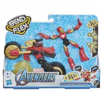 AVENGERS Bend and Flex Iron Man Rider Hasbro