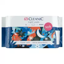 Cleanic Soft Night Podpaski higieniczne dla kobiet na noc 8 szt.