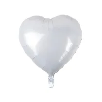 Godan Balon foliowy serce bia�e 46cm