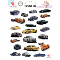 Tatuae zmywalne dla dzieci Auta samochody XXL All4Kids
