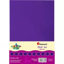 Titanum Filc A4 fioletowy fioletowy 10 szt.