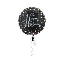 Balon foliowy Sparkling Happy Birthday 46cm