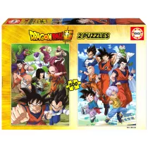 Puzzle 2 x 500 el. Dragon Ball Super Educa