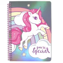 Youre Special Notatnik z metalizowan okadk A5 Jednoroec KL11014