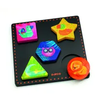 Drewniane puzzle Geochic Djeco