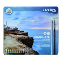 Fila Kredki Graduate Aqua metal box M24