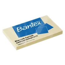 Bantex Bloczek samoprzylepne ��ty 100x75mm 100 kartek