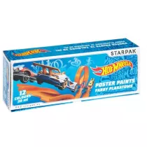 Starpak Farby plakatowe Hot Wheels 12 x 20 ml